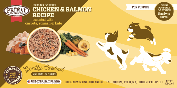 Primal Gently Cooked Puppy Chicken & Salmon 8 oz Cheap