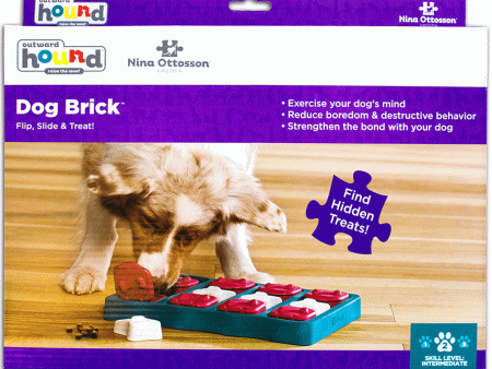 Nina Ottosson Intermediate Brick Dog Puzzle Sale