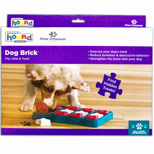 Nina Ottosson Intermediate Brick Dog Puzzle Sale