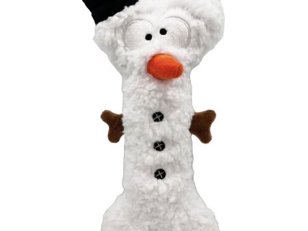 Huxley & Kent Snowman Bone Dog Toy Online now