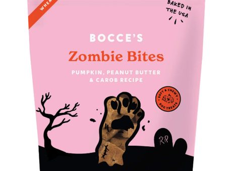 Bocce s Bakery Zombie Bites Pumpkin & Peanut Butter Dog Treat - 5 oz Online Hot Sale