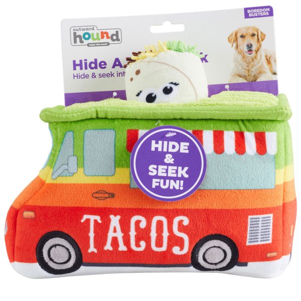 Outward Hound Hide A Taco Truck Dog Toys - 4-Piece Discount