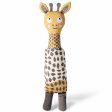 Fringe Canvas Squeaker Dog Toy - Giraffe For Discount