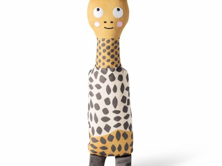 Fringe Canvas Squeaker Dog Toy - Giraffe For Discount