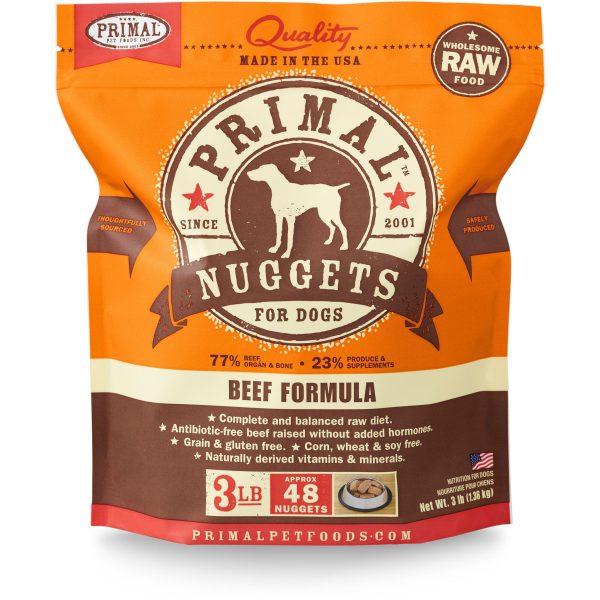 Primal Raw Dog Beef 3 lbs Hot on Sale