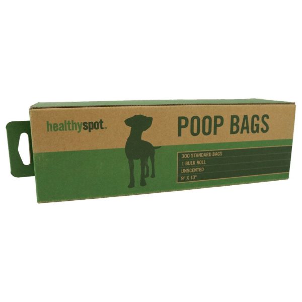 Healthy Spot Unscented Poop Bags - 300 Bag Roll Hot on Sale