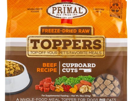 Primal Cupboard Cuts Beef Dog Food Topper - 18oz Fashion