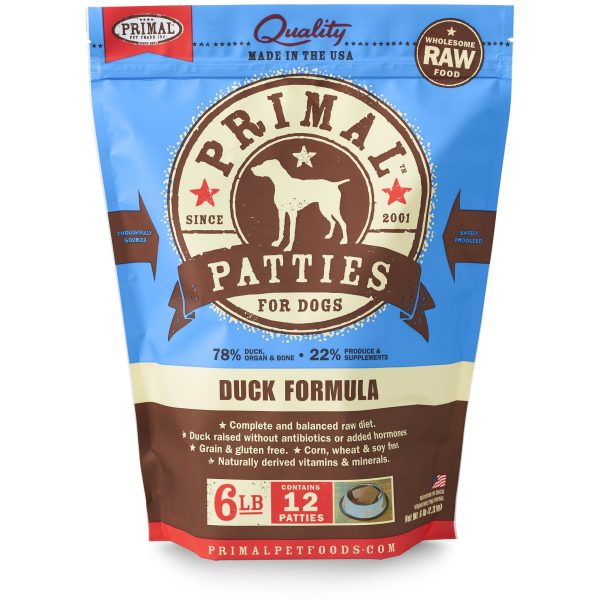 Primal Raw Dog Duck 6 lbs For Discount