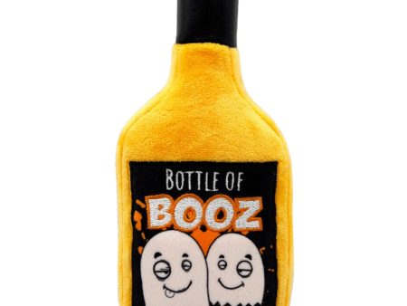 Lulubelles Bottle of Booz Dog Toy - Orange Online