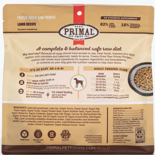 Primal Freeze-Dried Pronto Dog Lamb Cheap