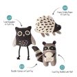 Fringe Mini Wild Ones Dog Toys - 3 Pack Hot on Sale