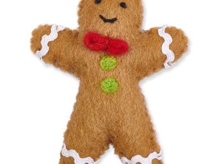 The Foggy Dog Gingerbread Man Brown Cat Toy Supply