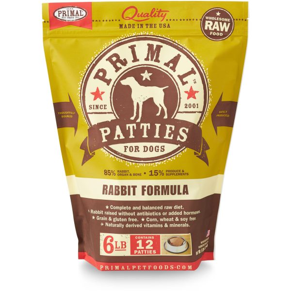 Primal Raw Dog Rabbit 6 lbs Online Sale