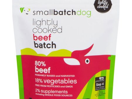 Small Batch Lightly Cooked Dog Beef 2 lbs Discount