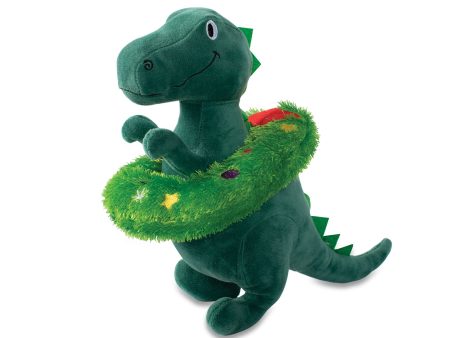 Fringe Rex the Halls Rex w Wreath Dog Toy For Cheap