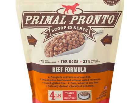 Primal Pronto Dog Beef 4 lbs Online now