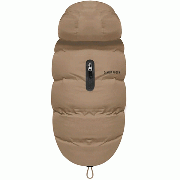 Canada Pooch Taupe Waterproof Puffer For Sale