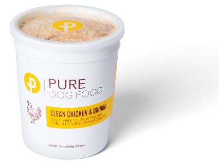 Pure Dog Food Chicken & Quinoa 1 quart Online now