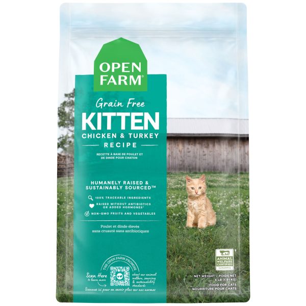 Open Farm Kitten Grain-Free Cat Turkey & Chicken 4 lbs Discount