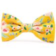 The Foggy Dog Sunny Days Yellow Dog Bowtie Sale