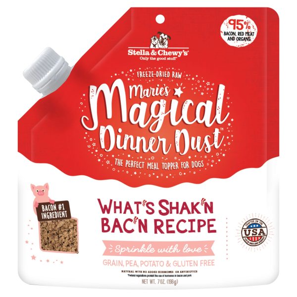 Stella & Chewy s Marie s Magical Dinner Dust Bacon Dog Food Topper 7 oz Online Hot Sale