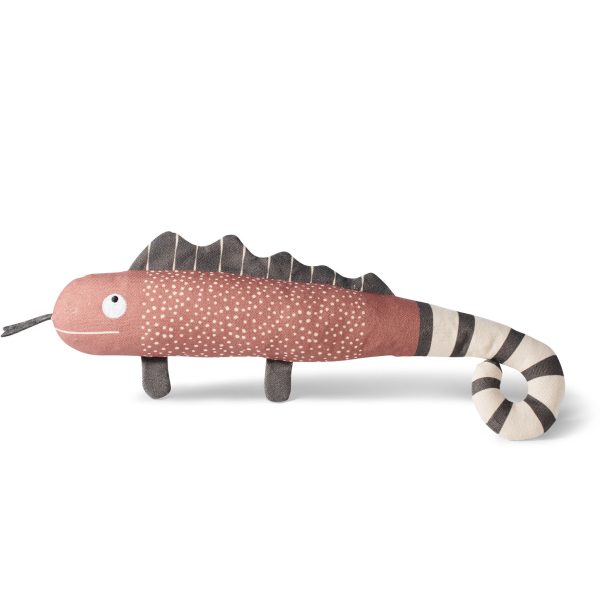 Fringe Canvas Squeaker Dog Toy - Chameleon Hot on Sale