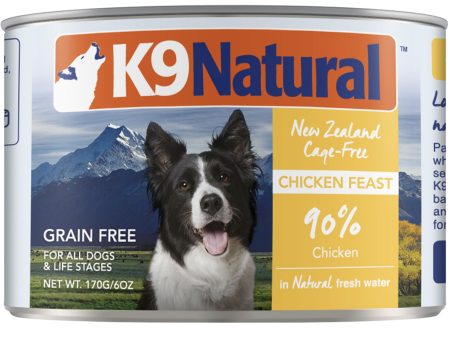 K9 Natural Canned Chicken Feast Dog Food - 6oz For Sale