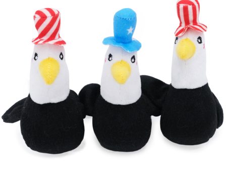 Zippy Paws Miniz Eagles Dog Toy - 3 Pack Discount