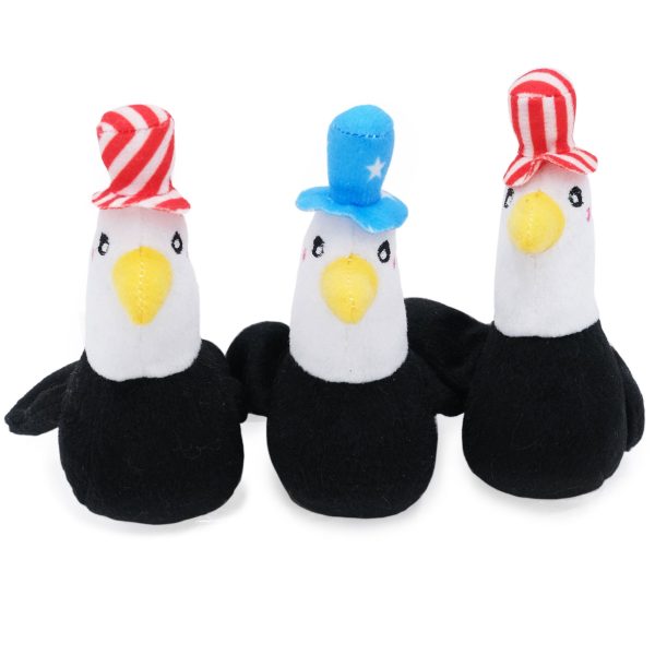 Zippy Paws Miniz Eagles Dog Toy - 3 Pack Discount