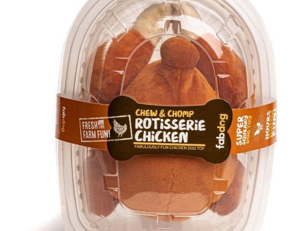 FabDog Rotisserie Chicken Dog Toy Online now