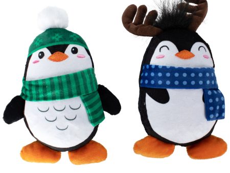 Fringe Winter Waddle Land Dog Toy - 2 pack Hot on Sale