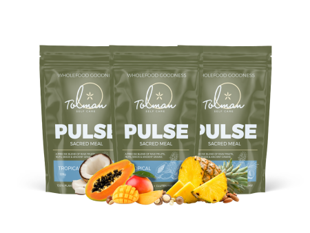 Pulse Tropical Triple Treat (3 x 226g packs) Sacred Meal Online Sale