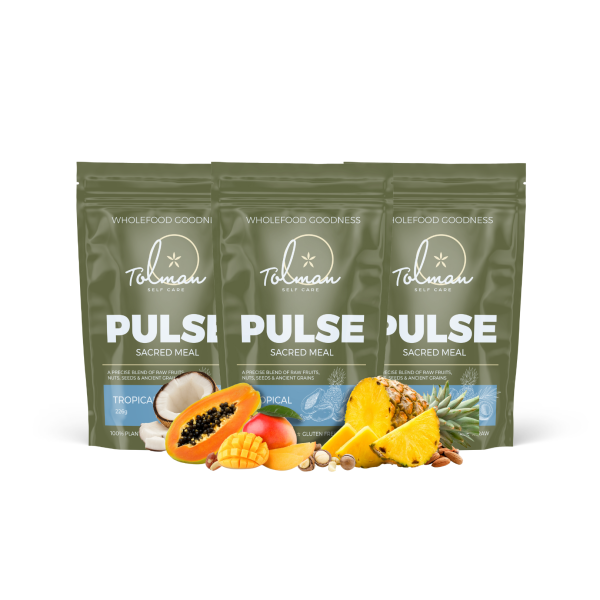 Pulse Tropical Triple Treat (3 x 226g packs) Sacred Meal Online Sale