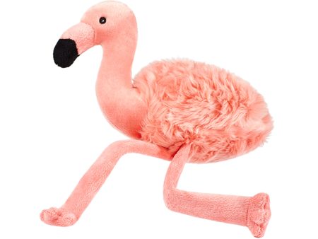 Fluff & Tuff Lola Flamingo Plush Dog Toy - 18in Online now