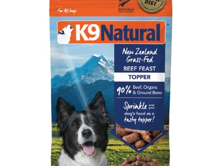 K9 Natural Freeze-Dried Raw Topper Beef Dog Food Supply