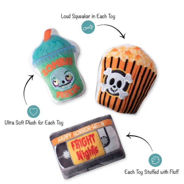 Fringe Fright Nights Dog Toy - 3 Pack Fashion