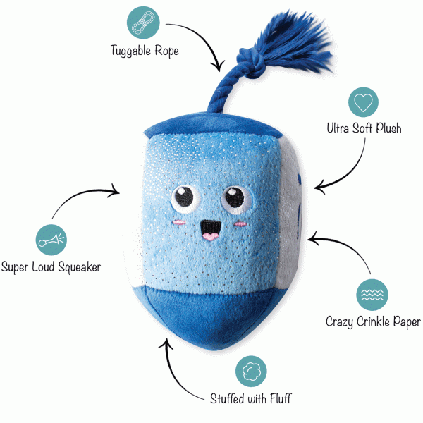 Fringe Go for a Spin Dreidel - Dog Toy Cheap