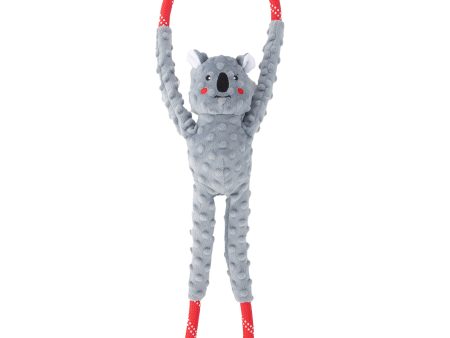 Zippy Paws RopeTugz Koala Dog Toy Online