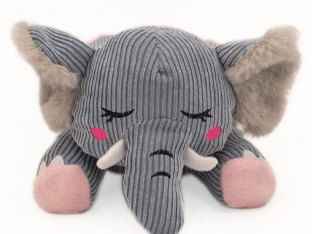 Zippy Paws Shhhqueaker Elephant Dog Toy Fashion