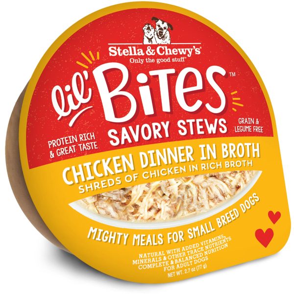 Stella & Chewy s Lil Bites Savory Stews Chicken Dog Food 12-Pack Sale