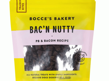 Bocce s Bakery Bac n Nutty Training Bites Dog Treats For Cheap