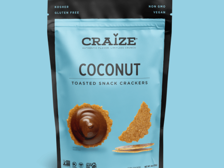 CRAIZE COCONUT CRACKER CRISPS (4OZ) Online Sale