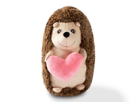 Fringe Hedgehog w Heart Dog Toy Cheap