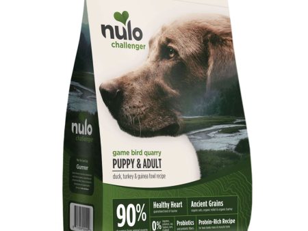 Nulo Challenger Gamebird Quarry Duck, Turkey, & Guinea Fowl Dog Food Hot on Sale