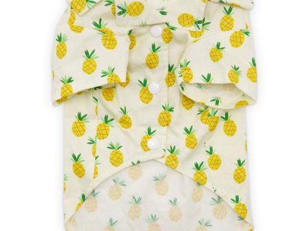 Dogo Pet Fashions Pineapple Shirt for Dogs - Yellow Fashion