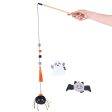 Zippy Claws Halloween Zippy Stick Ghost with Friends Cat Wand on Sale