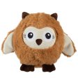 Fringe Plush & Rubber Owl Dog Toy For Discount