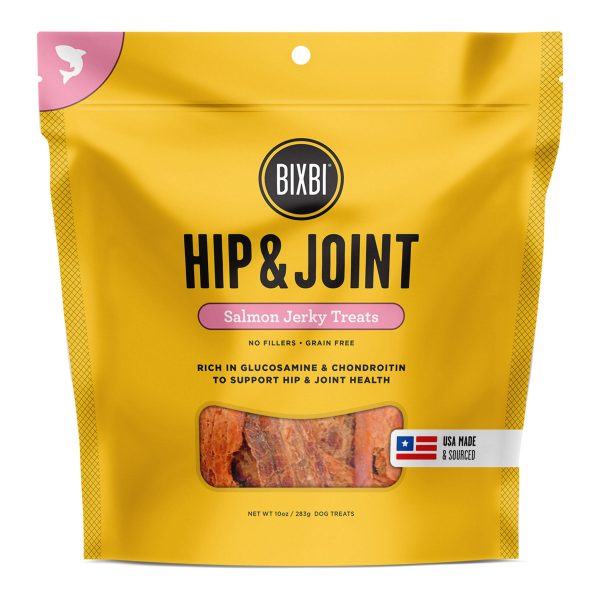 Bixbi Hip & Joint Jerky Salmon Dog Treats Hot on Sale