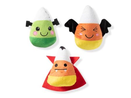 Fringe Candy Corns 3-Pack Dog Toys Online now