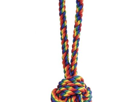 Jax & Bones Rainbow Rope Knot Dog Toy Cheap